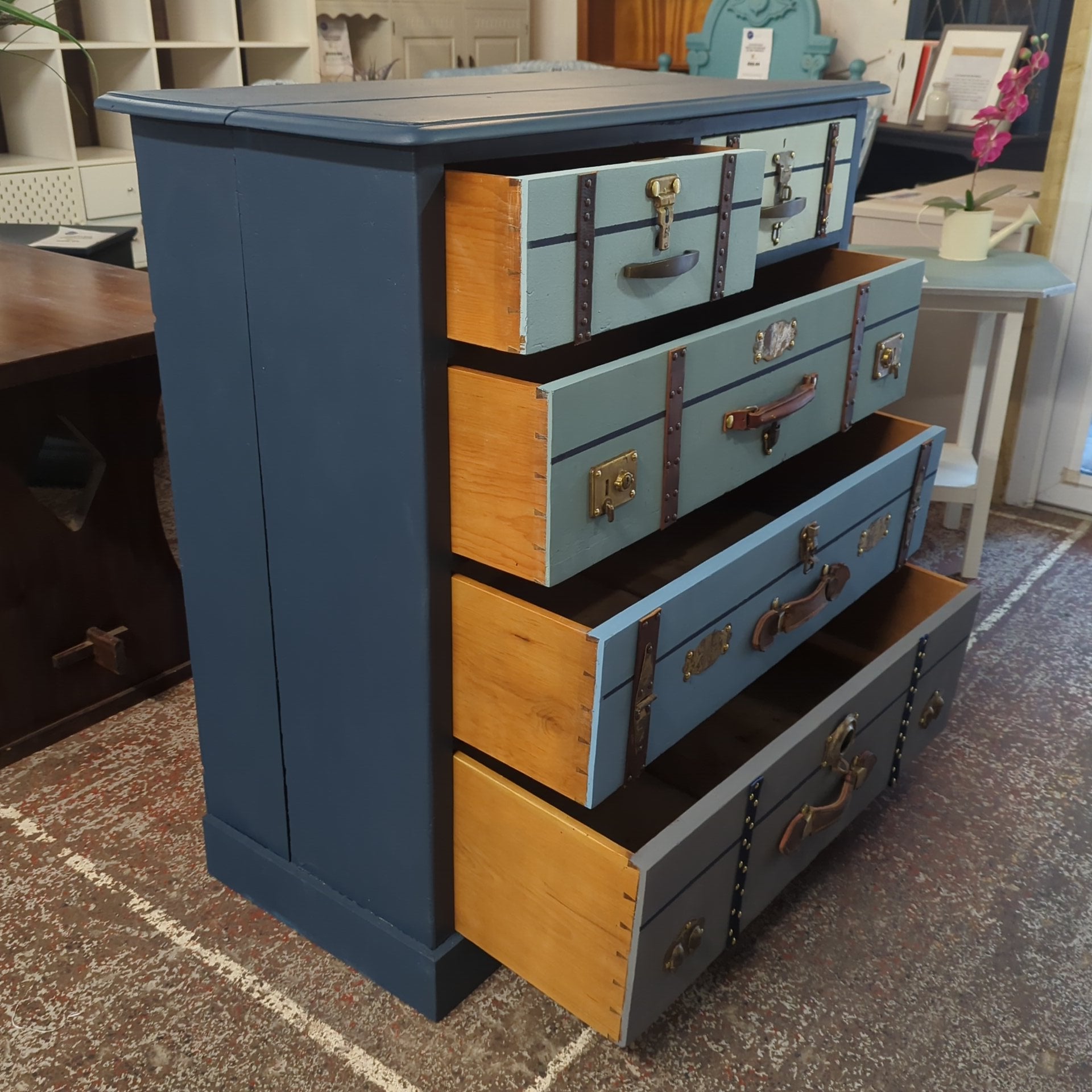 Suitcase Chest of Drawers